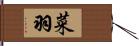 菜羽 Hand Scroll