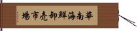 華南海鮮卸売市場 Hand Scroll