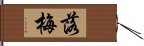 落梅 Hand Scroll