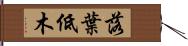 落葉低木 Hand Scroll