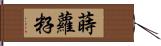 蒔蘿籽 Hand Scroll