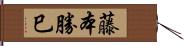 藤本勝巳 Hand Scroll