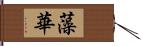 藻華 Hand Scroll