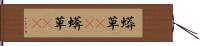 蟒草(rK) Hand Scroll