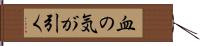 血の気が引く Hand Scroll