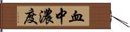 血中濃度 Hand Scroll