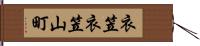 衣笠衣笠山町 Hand Scroll