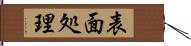 表面処理 Hand Scroll