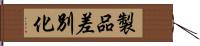 製品差別化 Hand Scroll