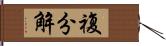 複分解 Hand Scroll