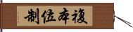 複本位制 Hand Scroll