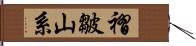 褶皺山系 Hand Scroll