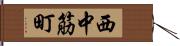 西中筋町 Hand Scroll