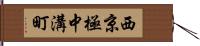 西京極中溝町 Hand Scroll