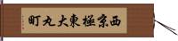 西京極東大丸町 Hand Scroll