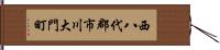 西八代郡市川大門町 Hand Scroll