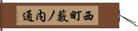 西町藪ノ内通 Hand Scroll