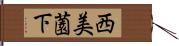西美薗下 Hand Scroll