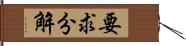 要求分解 Hand Scroll