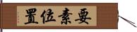 要素位置 Hand Scroll