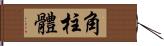 角柱體 Hand Scroll