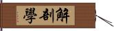 解剖學 Hand Scroll