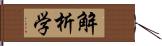 解析学 Hand Scroll