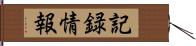 記録情報 Hand Scroll