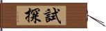 試探 Hand Scroll