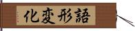 語形変化 Hand Scroll