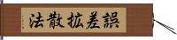 誤差拡散法 Hand Scroll