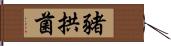 豬拱菌 Hand Scroll