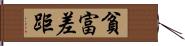 貧富差距 Hand Scroll