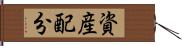 資産配分 Hand Scroll