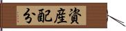 資産配分 Hand Scroll