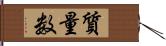 質量数 Hand Scroll