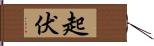 起伏 Hand Scroll