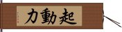 起動力 Hand Scroll