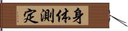 身体測定 Hand Scroll