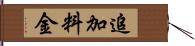 追加料金 Hand Scroll