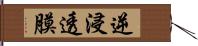 逆浸透膜 Hand Scroll