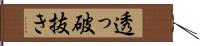 透っ破抜き Hand Scroll