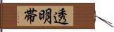 透明帯 Hand Scroll