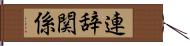 連辞関係 Hand Scroll