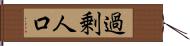 過剰人口 Hand Scroll