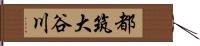 都筑大谷川 Hand Scroll