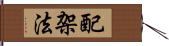 配架法 Hand Scroll