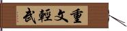 重文輕武 Hand Scroll