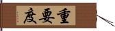 重要度 Hand Scroll