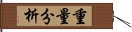 重量分析 Hand Scroll